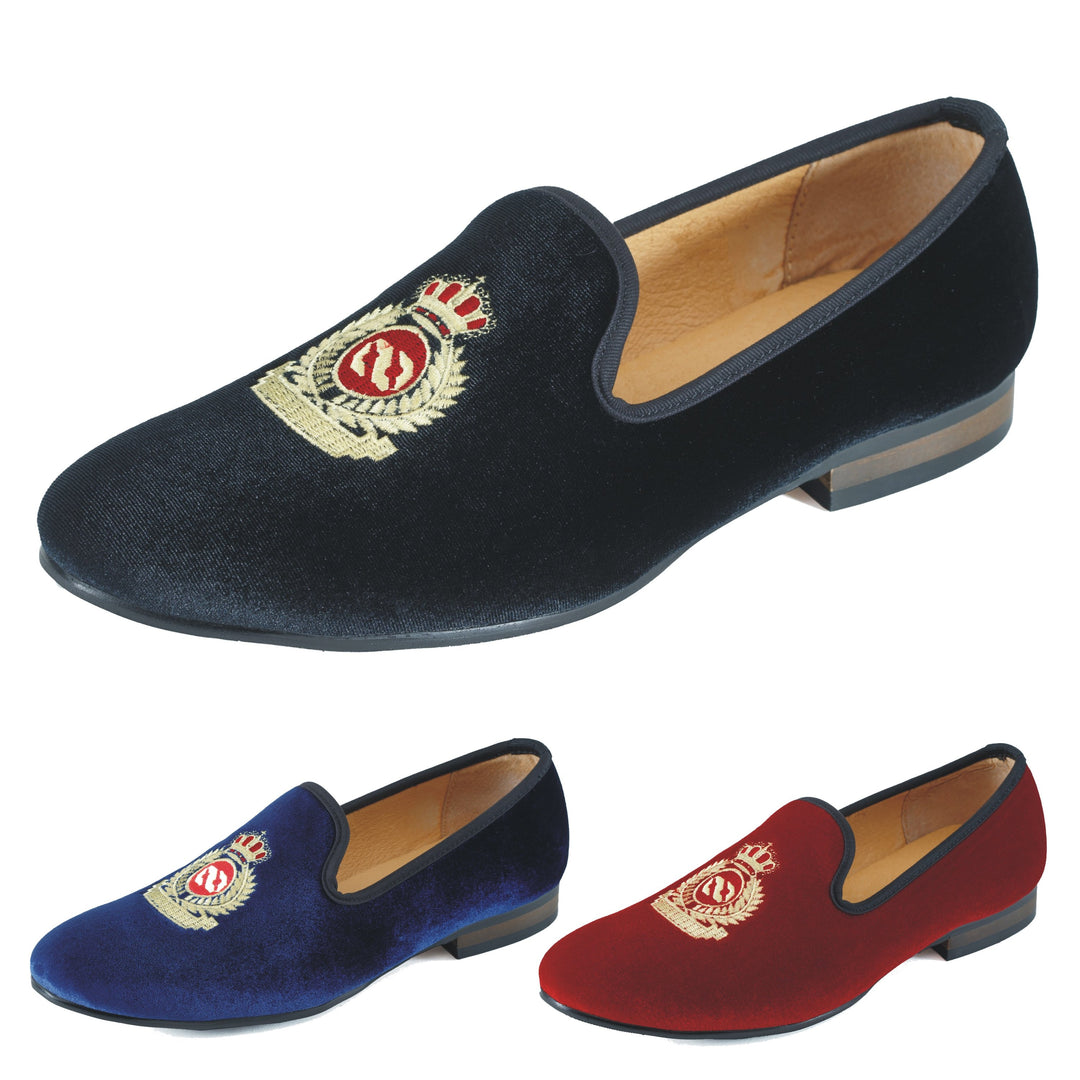 Fashion Men Loafers Slip on Mens Velvet Shoes Casual Velvet Slippers