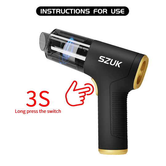 SZUK 98000PA Car Vacuum Cleaner Mini Powerful Cleaning Machine Strong Suction Handheld for Car  Wireless Portable Home Appliance