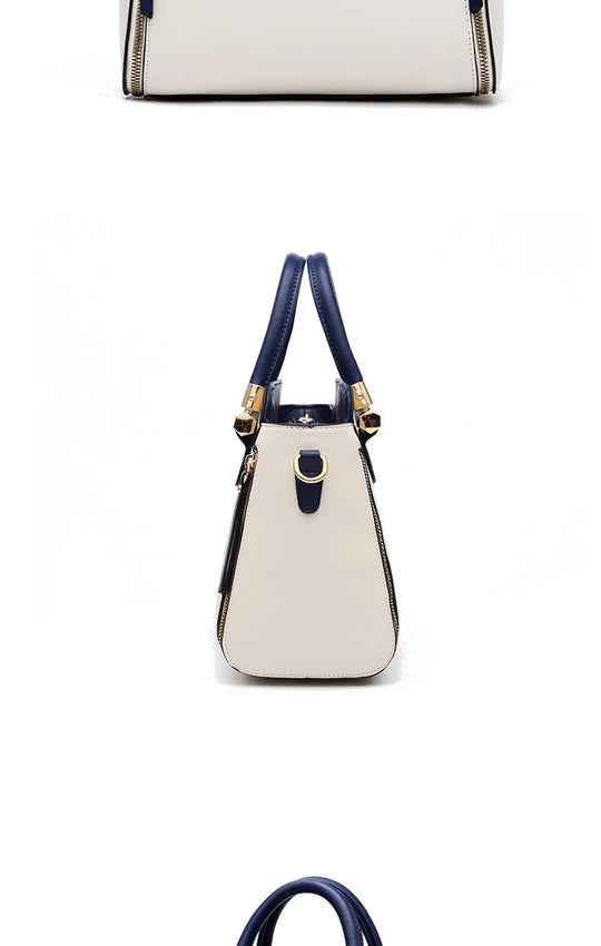 Women's bag 2024 new fashion women's bags hit color hand-held  bag Europeand the United States all-match shoulder messenger bag