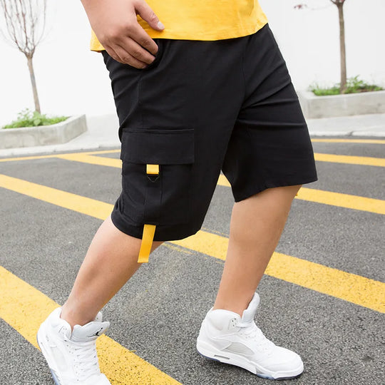 Korea STYLE 28-50 Inch Men'S SHORTS Cargo 2024 Summer Casual Bigger Pocket Classic 95% Cotton Brand Male Short Pants Trouers