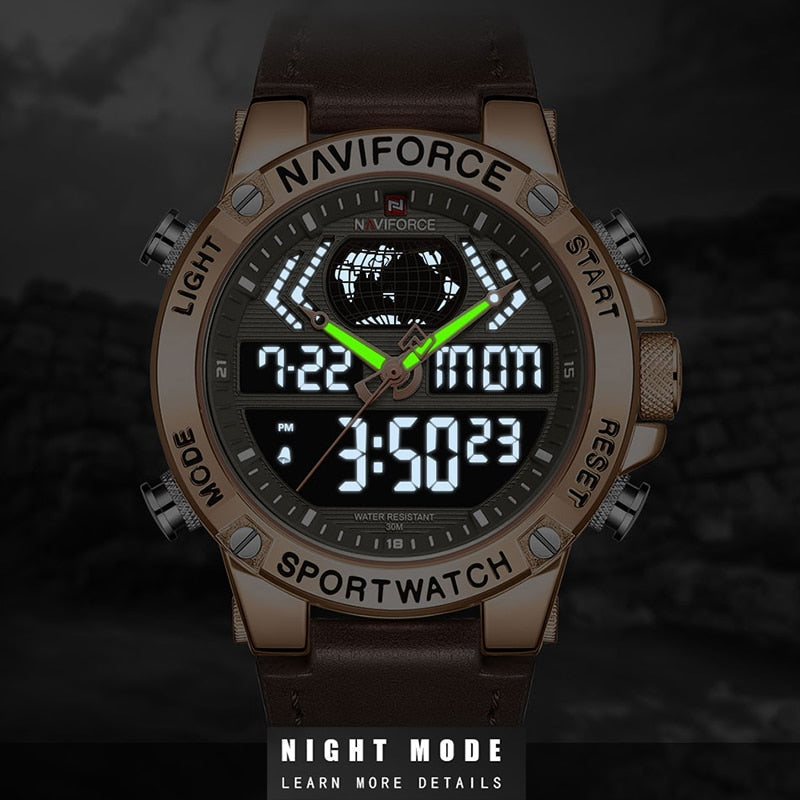 Watch Men Top Luxury Brand Leather