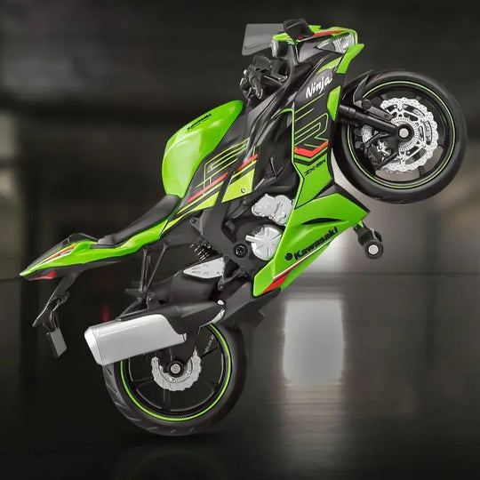 1/12 Kawasaki Ninja ZX-6R Motorcycle Toy 1:12 RMZ City Diecast Model Super Sport Miniature Collection Gift For Boy Children Kid