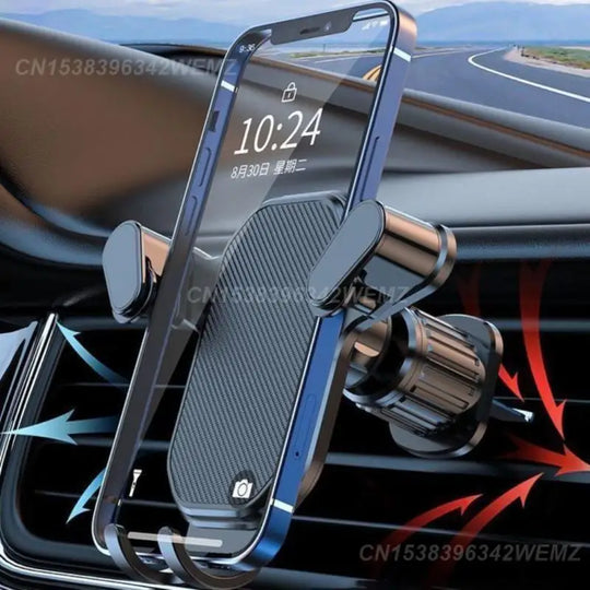 Secure Grip Strong Reliable Convenient Phone Mount Navigation Stand Car Gadgets Top-rated Vent Clip Durable Sturdy Phone Holder