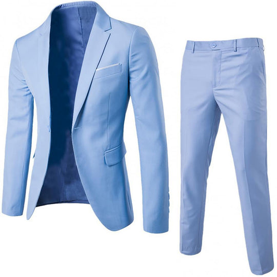 2023 Men Blazers 2 Pieces Sets Business Suits Coats Pants Set Wedding Formal Elegant Jackets Party Wedding Formal Casual Suit