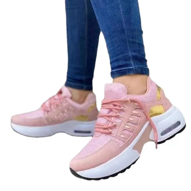 Mesh Shoes for Women Sneakers Breathable Running Sports Women Tennis Shoes Hiking Outdoor Training Female Sports Shoes Soft Sole