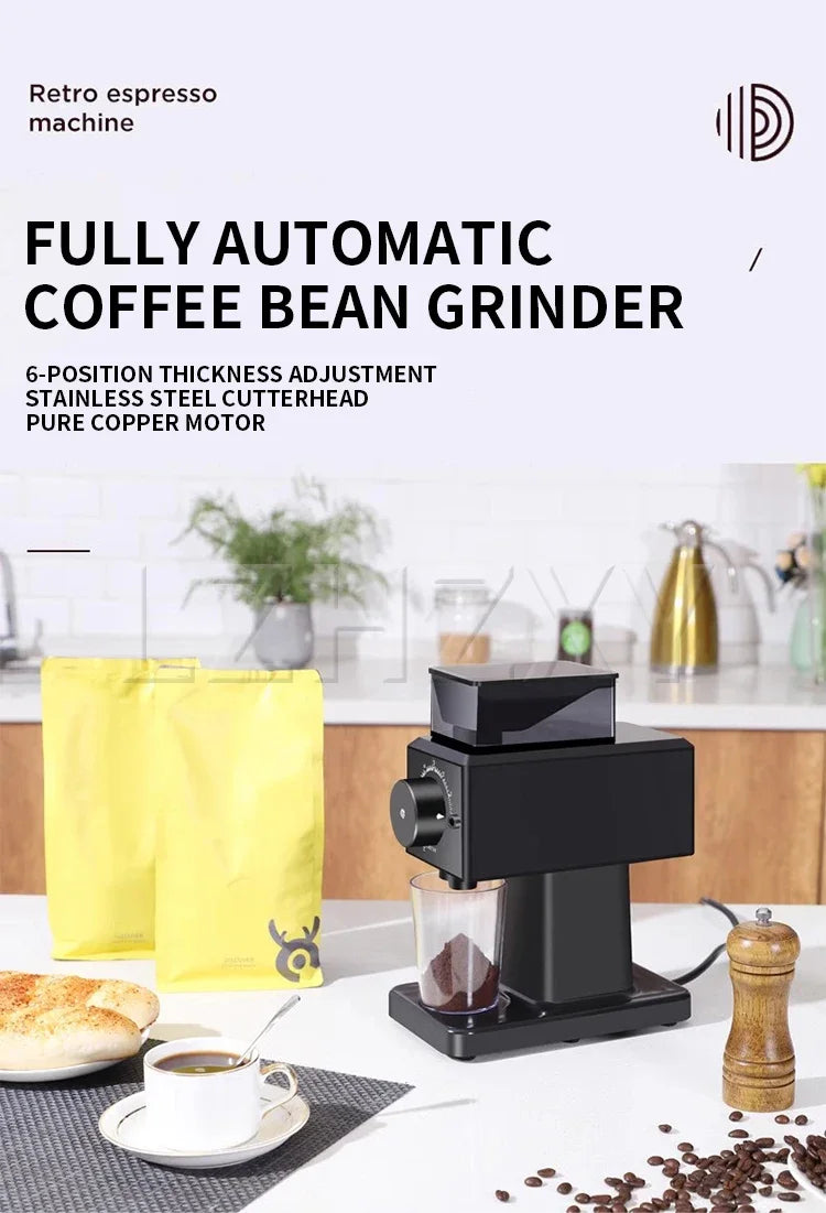 Automatic Coffee Grinder Machine Intelligent Coffee Maker Machines With Coffee Bean Grinder Appliances For Kitchen Office Home