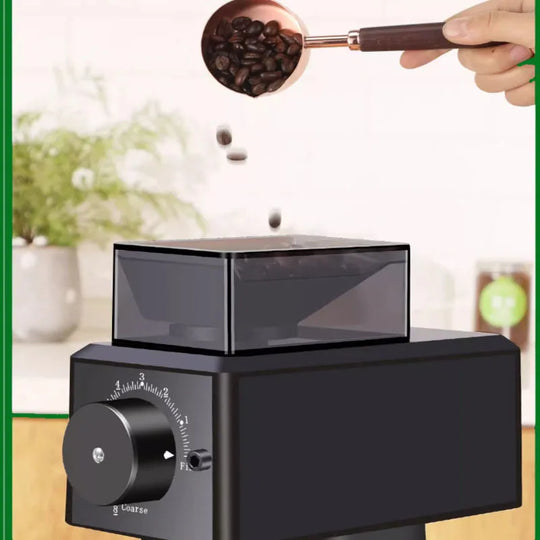 Automatic coffee grinder, intelligent coffee machine with coffee bean grinder, kitchen, office, and household appliances