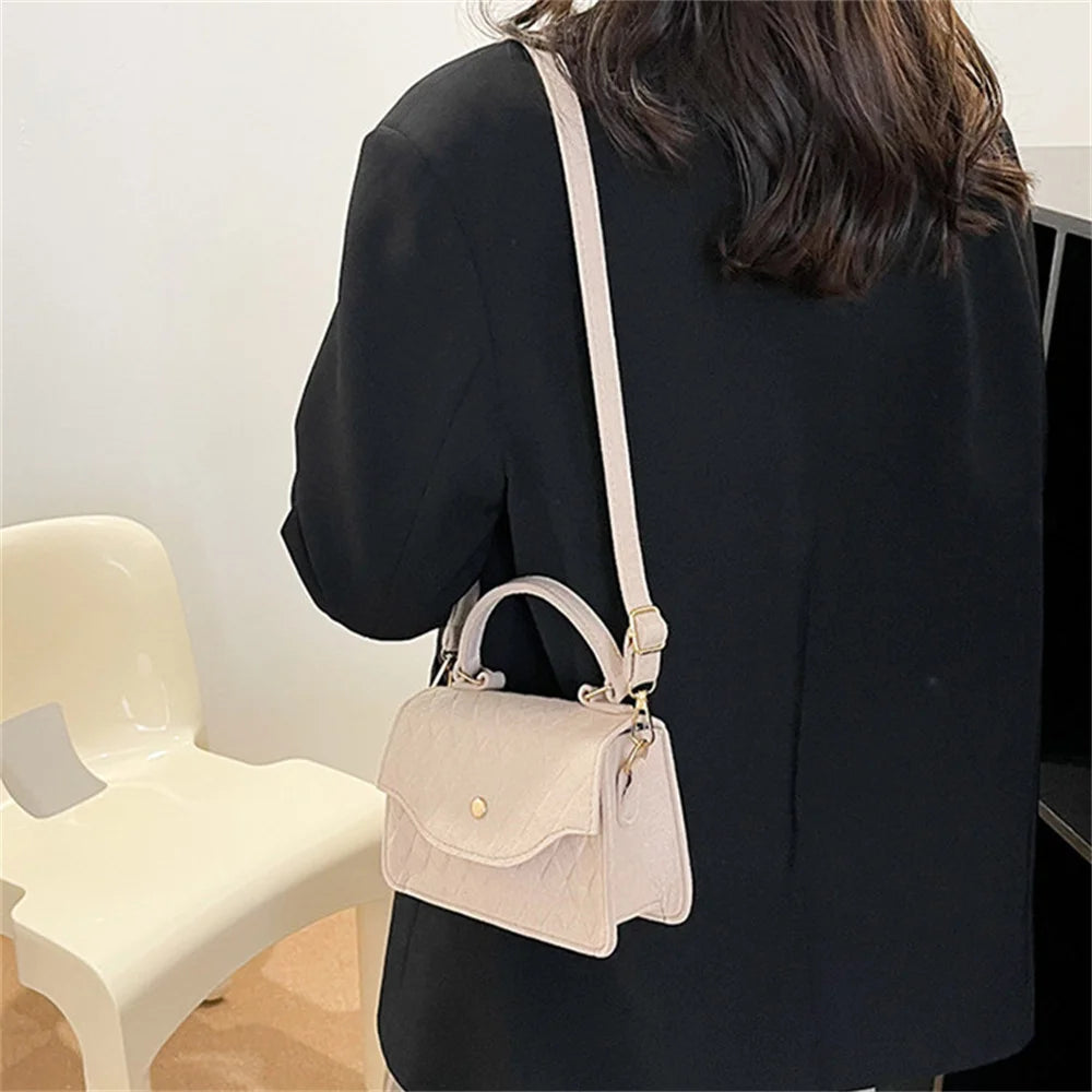 New Korean Style Fashion Ladies Shoulder Bag Subaxillary Bag For Womens Trend Handbags Retro Designer Luxury Female Totes Pouch