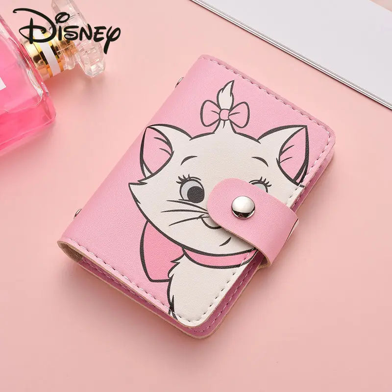 Disney's New Women's Card Bag Fashionable and High Quality Multi Slot Credit Card Storage Bag Popular Multi Function Card Case