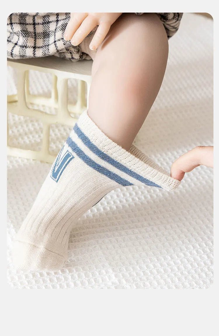 3 Pairs Baby Socks Kids Cute Newborn Boys Socks Toddler Girl Children Anti Slip Sock Cotton Infant Accessories Clothes for 0-5y