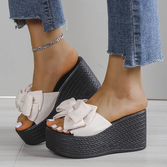 New 2023 Summer Platform Sandals Women High Heels Women Shoes Wedges Gladiator Sandals Woman Sandals Plus Size 43 Ladies Shoes