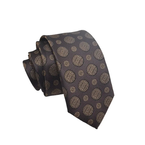 35 Styles Men's Silk Ties Jacquard Dot Floral 8cm Necktie Accessories