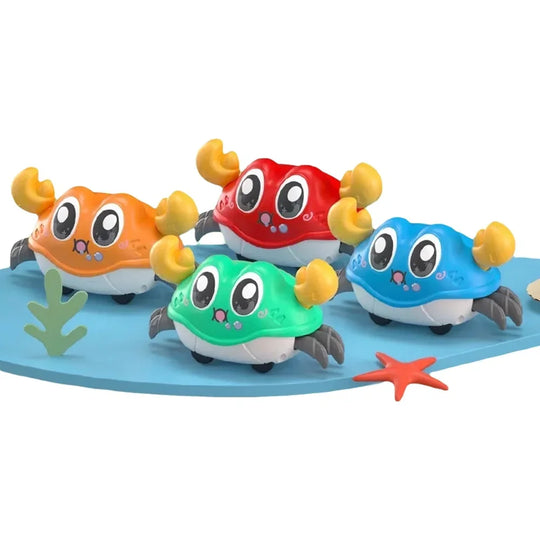 Inertial Crawling Crab Montessori Baby Toys for 0-3 Years Old Toddler Birthday Gift Toy Learn To Climb Children Interactive Toys