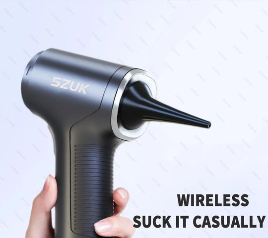 SZUK 98000PA Car Vacuum Cleaner Mini Powerful Cleaning Machine Strong Suction Handheld for Car  Wireless Portable Home Appliance