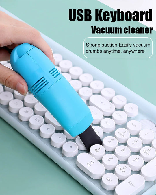 USB Keyboard Cleaner PC Laptops Cleaner Computer Mini Vacuum Cleaning Gadgets Remove Dust Brush Home Office Desk Multi Purpose