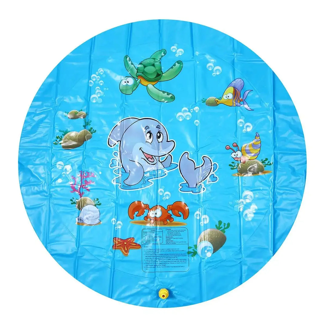 Children Baby Water Toy Inflatable Water Spray Sprinker Play Mat Garden Yard Water Play Small Pool Kids Toys