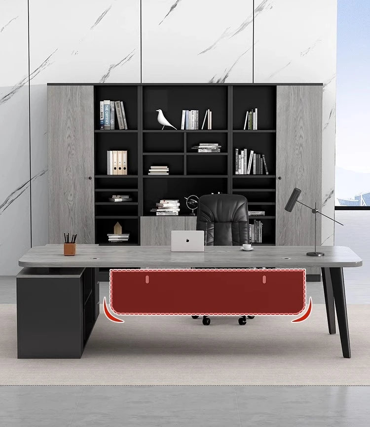 Accessories Single Work Desk Boss Simplicity Modern Computer Work Desk Gadgets Laptop Biurka Komputerowe Work Furniture HD50WD