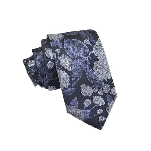 35 Styles Men's Silk Ties Jacquard Dot Floral 8cm Necktie Accessories