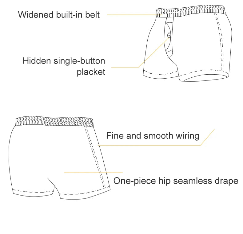 3pcs New Men's Underwear Boxer Shorts Underpants 100% Cotton Loose Men Pant Breathable Male Arrow Panties Boxershorts Men Shorts