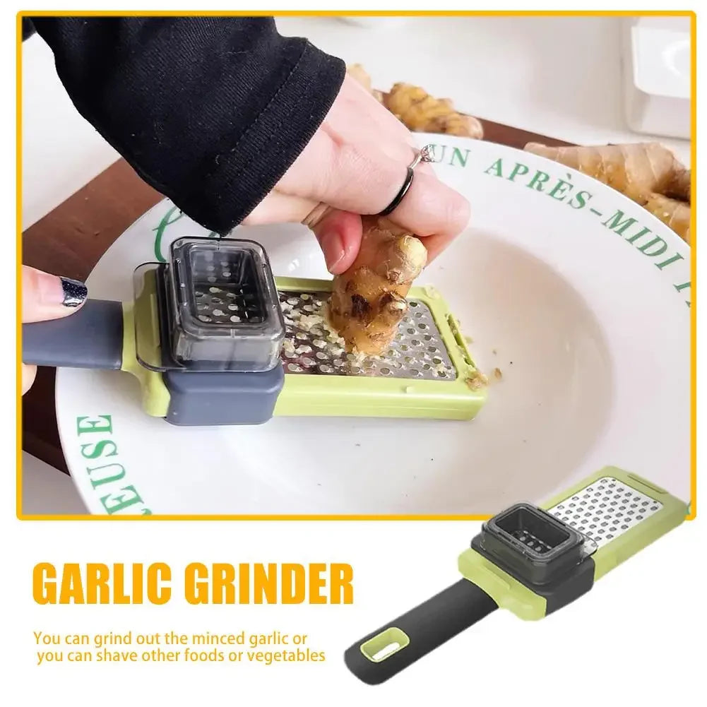 Kitchen Garlic Crusher Ginger Grinding Grater Planer Slicer Chopper Kitchen Gadgets Accessories Home-Appliance