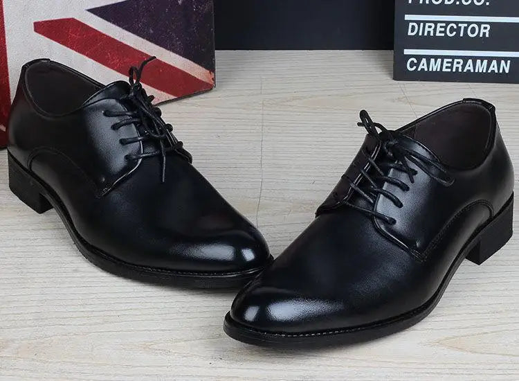 Pointed Men Dress Shoes Business Leather Shoes for Men Suits Shoes Men Chaussure Oxfords Wedding Shoes Sapatos Social Masculino