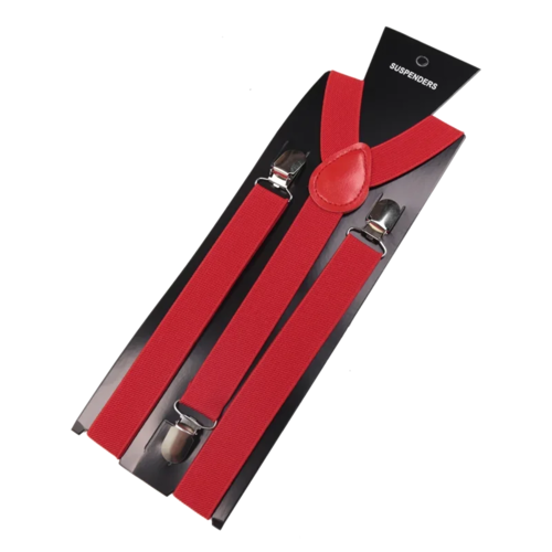 26 Color New Unisex Elastic Suspenders Y-Back Braces Men Gift