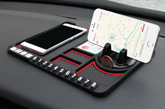 Silicone Car Anti-Slip Mat Auto Phone Holder Non Slip Sticky Anti Slide Dash Phone Mount Parking Number Card Car Pad Mat Gadget