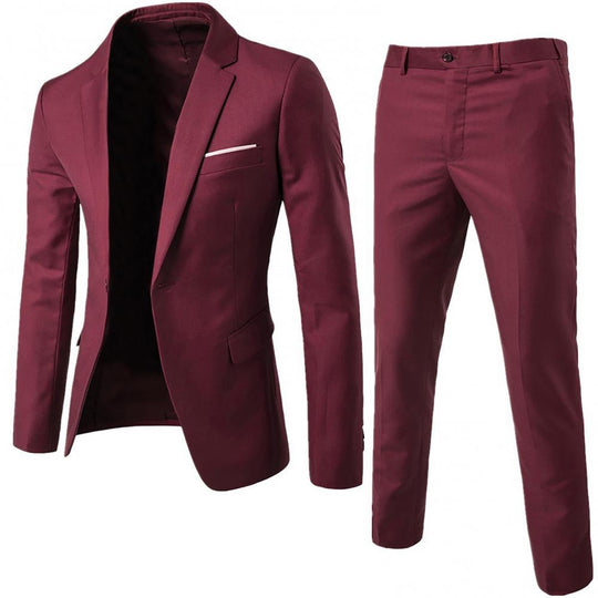 2023 Men Blazers 2 Pieces Sets Business Suits Coats Pants Set Wedding Formal Elegant Jackets Party Wedding Formal Casual Suit