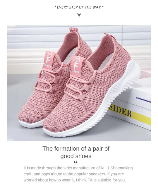 2023 Sport Running Shoes Women Air Mesh Breathable Walking Women Sneakers Comfortable  Fashion Casual Sneakers Chaussure Femme