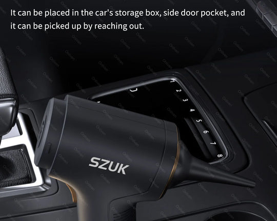 SZUK 98000PA Car Vacuum Cleaner Mini Powerful Cleaning Machine Strong Suction Handheld for Car  Wireless Portable Home Appliance