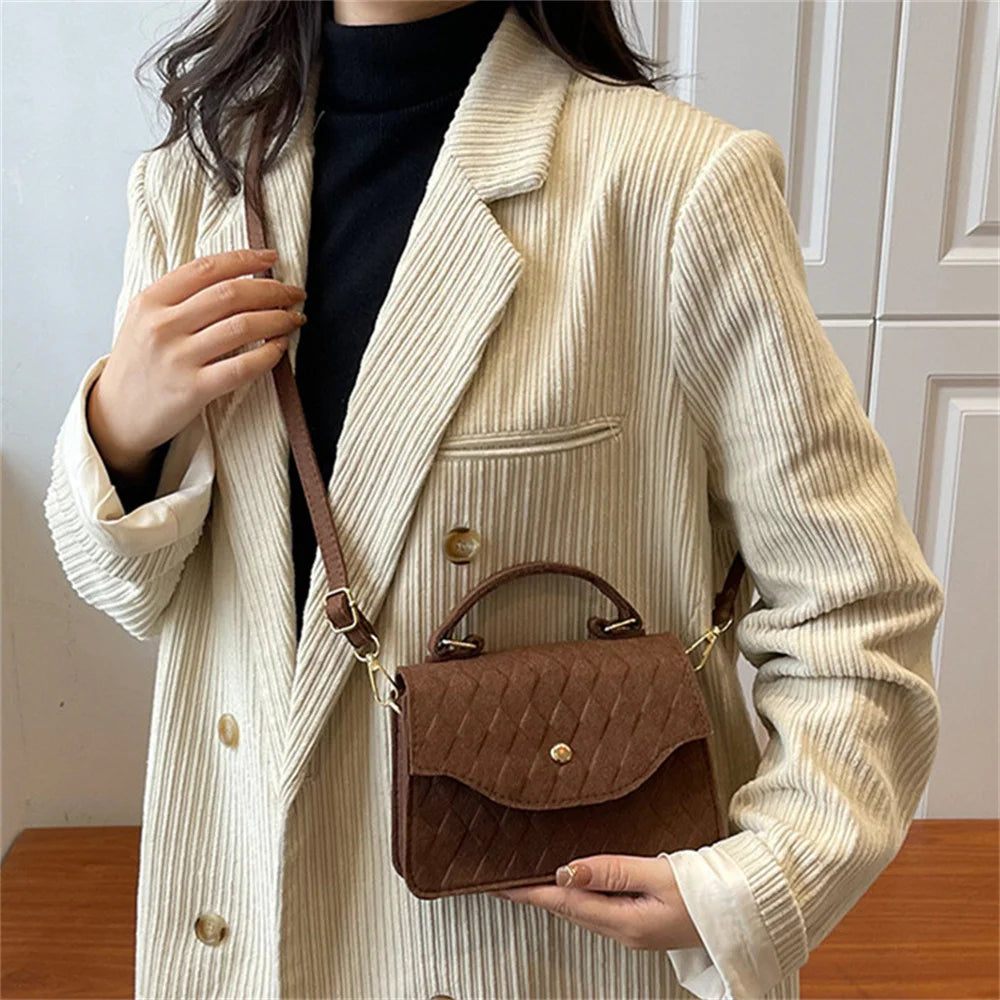 New Korean Style Fashion Ladies Shoulder Bag Subaxillary Bag For Womens Trend Handbags Retro Designer Luxury Female Totes Pouch