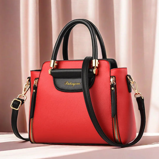 Women's bag 2024 new fashion women's bags hit color hand-held  bag Europeand the United States all-match shoulder messenger bag