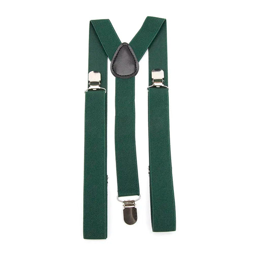 26 Color New Unisex Elastic Suspenders Y-Back Braces Men Gift