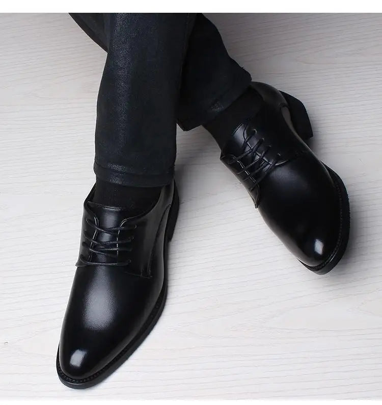 Pointed Men Dress Shoes Business Leather Shoes for Men Suits Shoes Men Chaussure Oxfords Wedding Shoes Sapatos Social Masculino