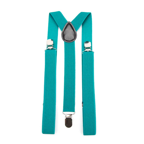26 Color New Unisex Elastic Suspenders Y-Back Braces Men Gift