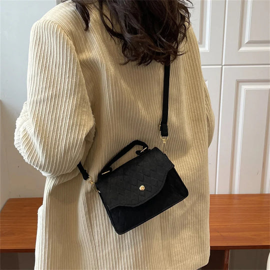 New Korean Style Fashion Ladies Shoulder Bag Subaxillary Bag For Womens Trend Handbags Retro Designer Luxury Female Totes Pouch