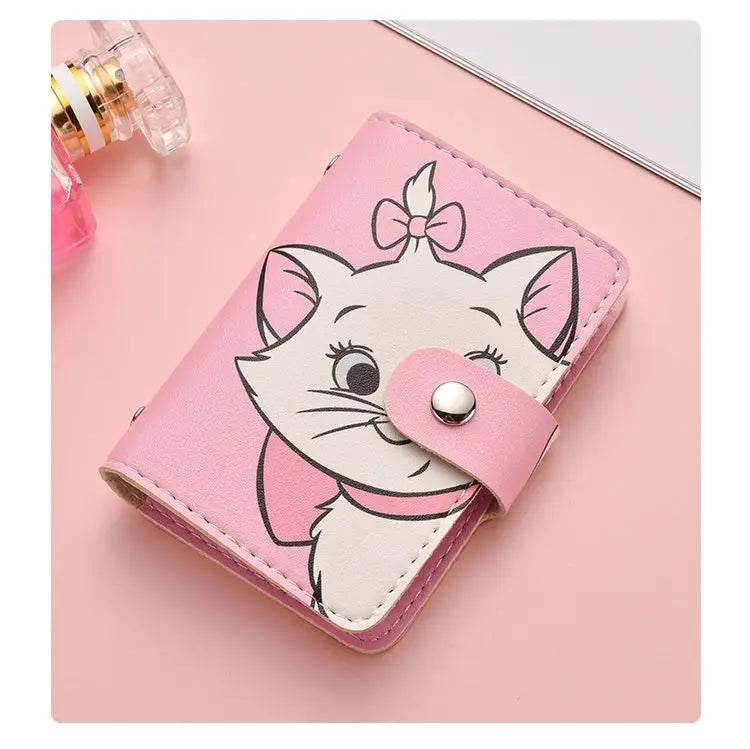 Disney's New Women's Card Bag Fashionable and High Quality Multi Slot Credit Card Storage Bag Popular Multi Function Card Case