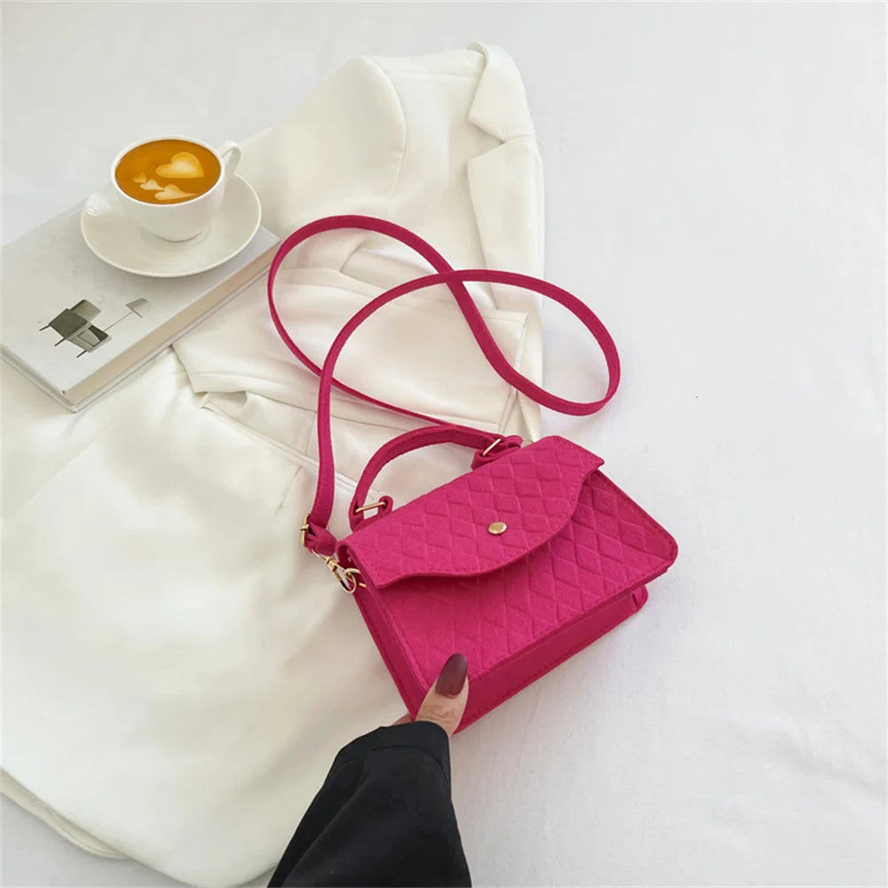 New Korean Style Fashion Ladies Shoulder Bag Subaxillary Bag For Womens Trend Handbags Retro Designer Luxury Female Totes Pouch