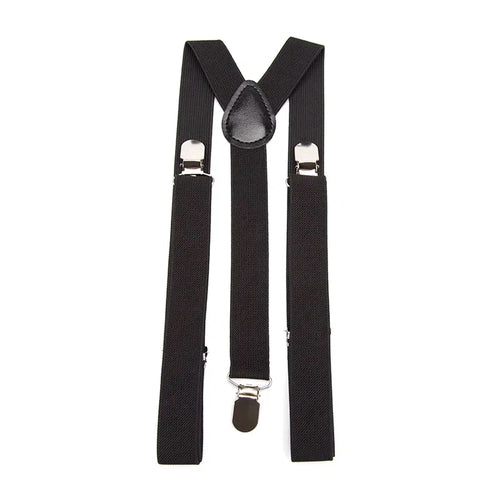 26 Color New Unisex Elastic Suspenders Y-Back Braces Men Gift