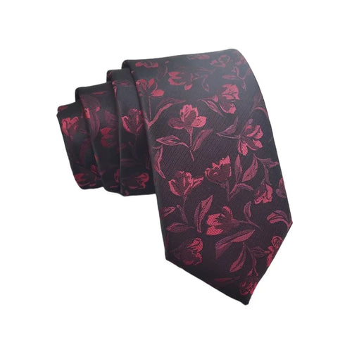 35 Styles Men's Silk Ties Jacquard Dot Floral 8cm Necktie Accessories