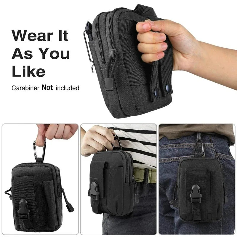 Utility Gadgets Multi-purpose Waist Bag Bag Camping Hiking Outdoor gear Cell phone holster wallet bag Phone wallet