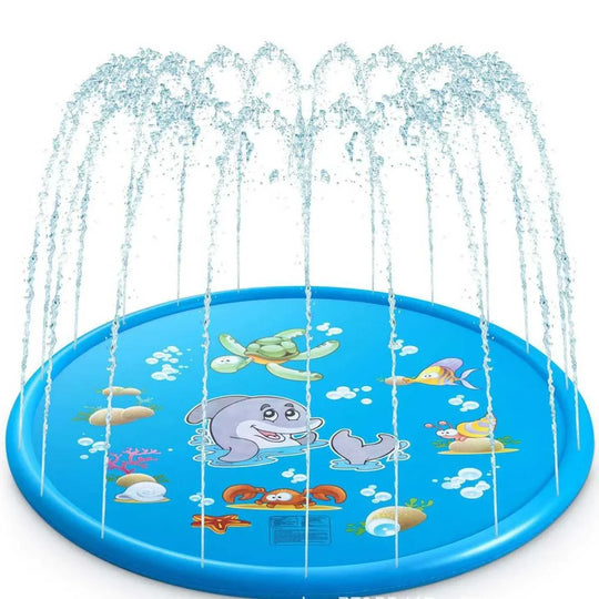 Children Baby Water Toy Inflatable Water Spray Sprinker Play Mat Garden Yard Water Play Small Pool Kids Toys