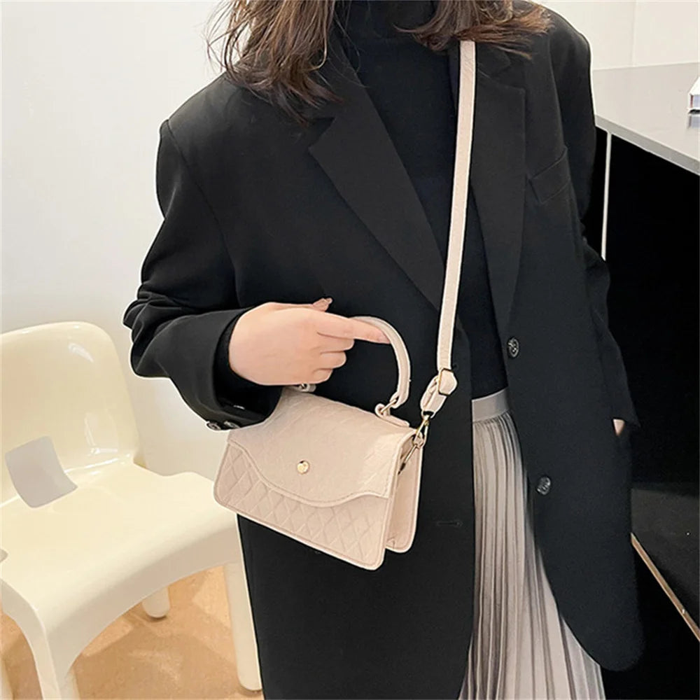 New Korean Style Fashion Ladies Shoulder Bag Subaxillary Bag For Womens Trend Handbags Retro Designer Luxury Female Totes Pouch