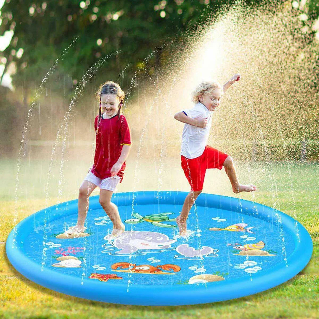 Children Baby Water Toy Inflatable Water Spray Sprinker Play Mat Garden Yard Water Play Small Pool Kids Toys