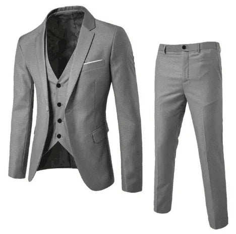 Men Blazers Sets 2 Pieces Wedding Elegant Formal 3 Suits Full Business Korean 2023 Pants Blue Coats Jackets Luxury