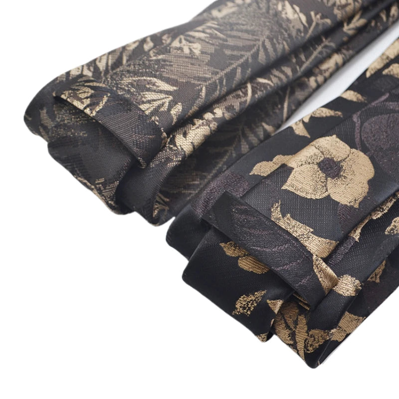 35 Styles Men's Silk Ties Jacquard Dot Floral 8cm Necktie Accessories