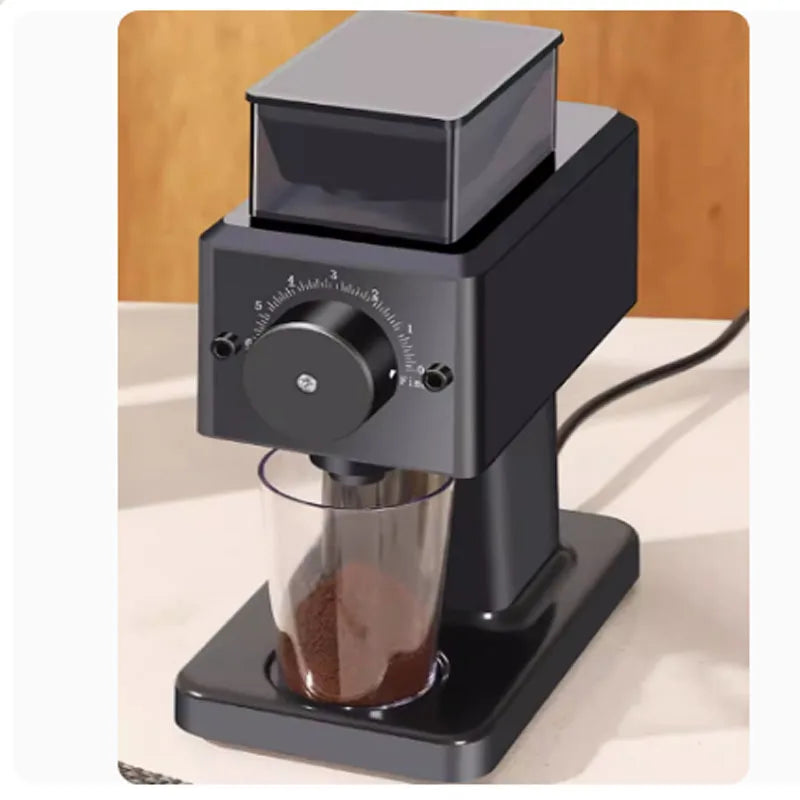 Automatic coffee grinder, intelligent coffee machine with coffee bean grinder, kitchen, office, and household appliances