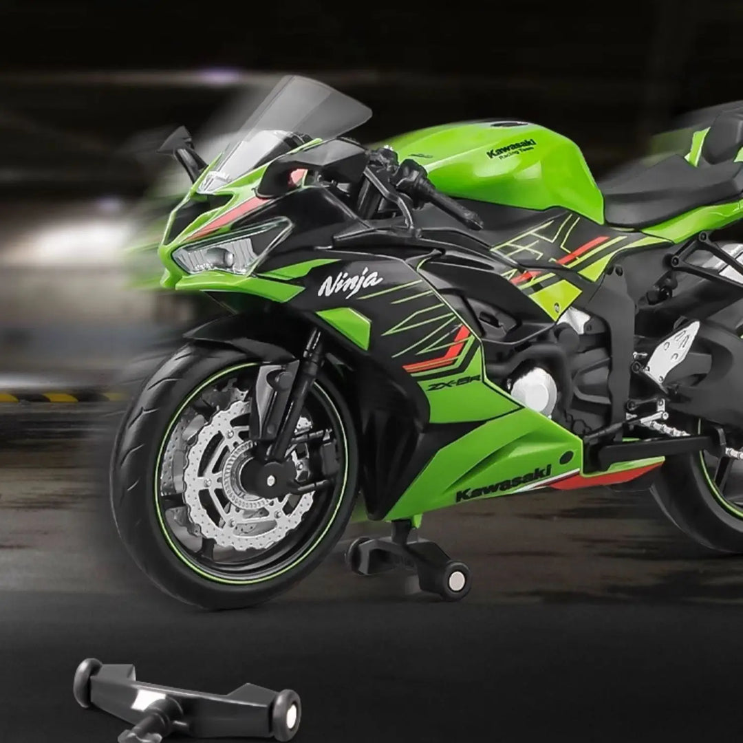 1/12 Kawasaki Ninja ZX-6R Motorcycle Toy 1:12 RMZ City Diecast Model Super Sport Miniature Collection Gift For Boy Children Kid