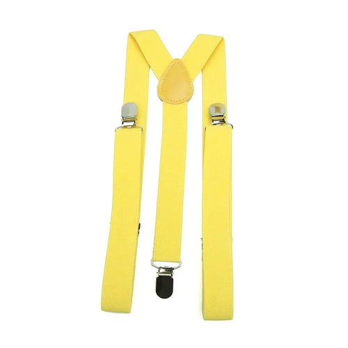 26 Color New Unisex Elastic Suspenders Y-Back Braces Men Gift