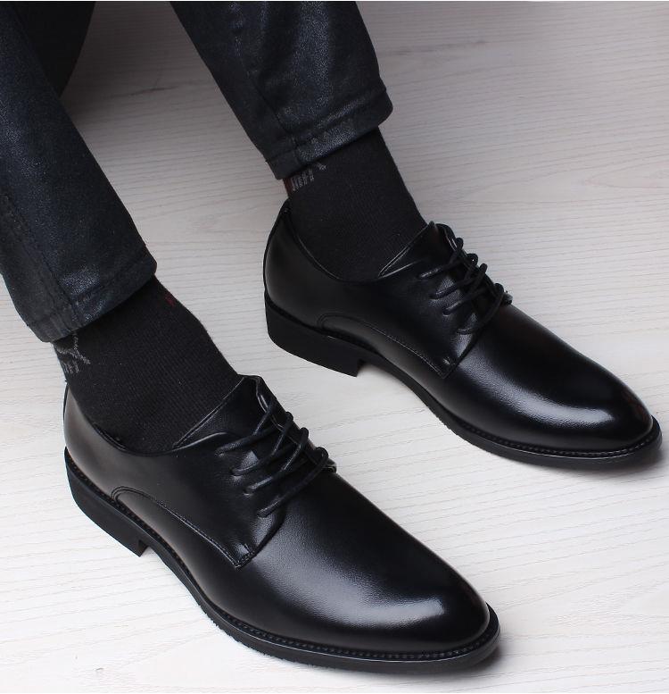 Pointed Men Dress Shoes Business Leather Shoes for Men Suits Shoes Men Chaussure Oxfords Wedding Shoes Sapatos Social Masculino